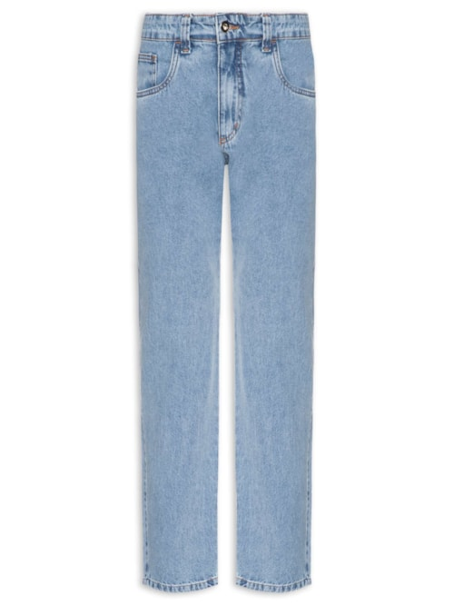 Calça Jeans Masculina Reta Azul
