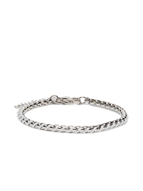 Pulseira Masculina Obama Em Aço - Prateado Pulseira Masculina Obama Em Aço - Prateado