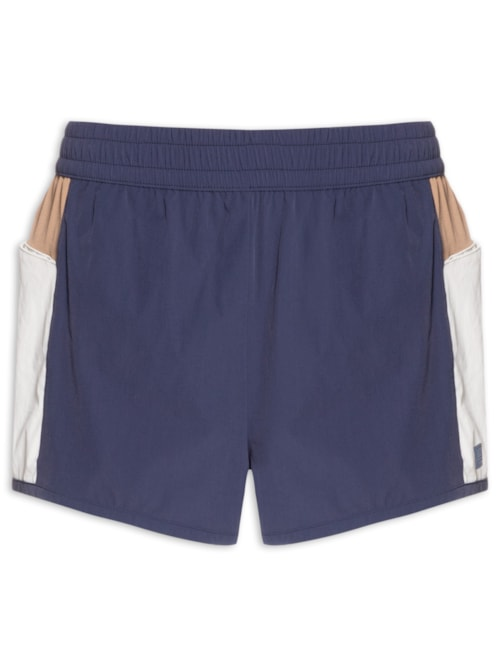 Shorts Feminino Liso - Azul Shorts Feminino Liso - Azul