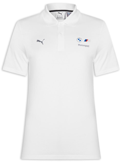 Pólo Masculina BMW M Motorsport Essentials Branco Pólo Masculina BMW M Motorsport Essentials Branco
