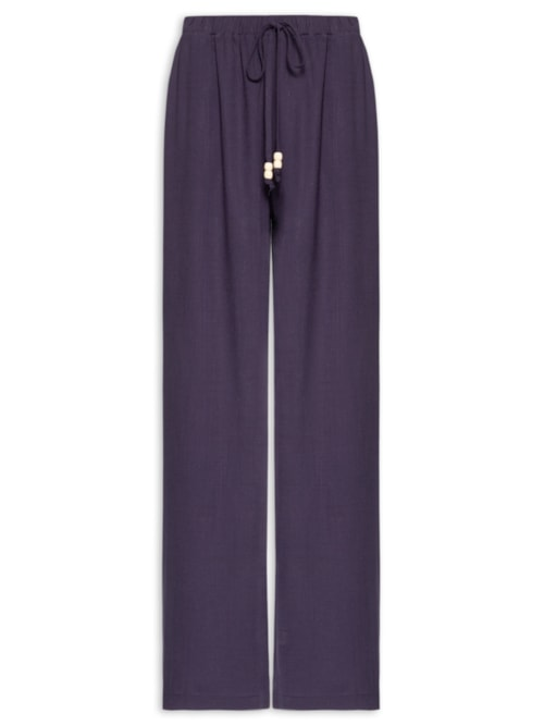Calça Feminina Reta Leve - Azul