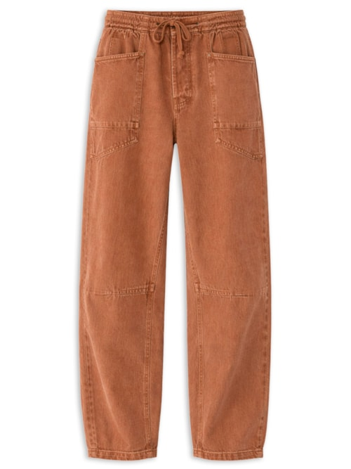 Calça Feminina Soft Sarja I26 - Marrom