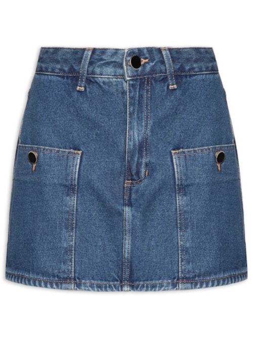 Short Saia Taine - Azul