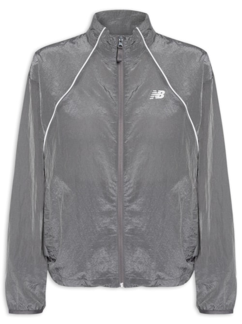 Jaqueta Feminina Sport Legacy Woven - Cinza