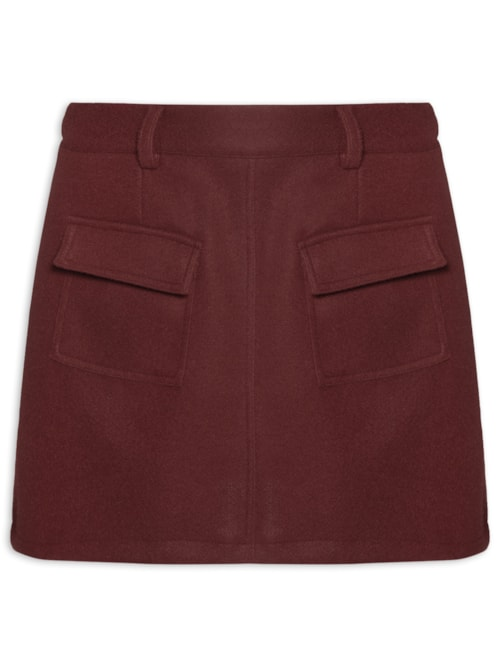 Saia Curta Utilitária - Vermelho Saia Curta Utilitária - Vermelho