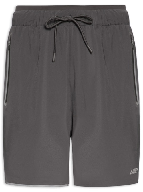 Bermuda Masculina Train Power 6 Cinza
