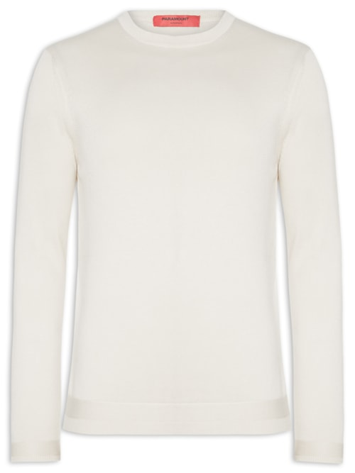 Suéter Masculino Tricô - Branco Suéter Masculino Tricô - Branco