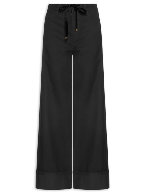 Calça Feminina Phillipa Black Denim Preto