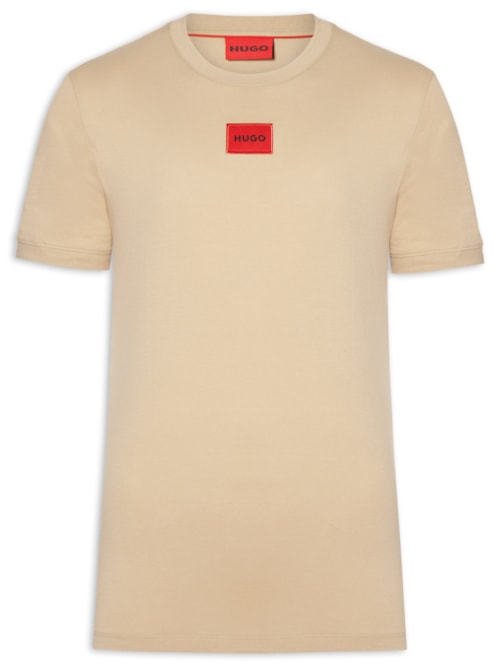 Camiseta Masculina Manga Curta Diragolino - Bege