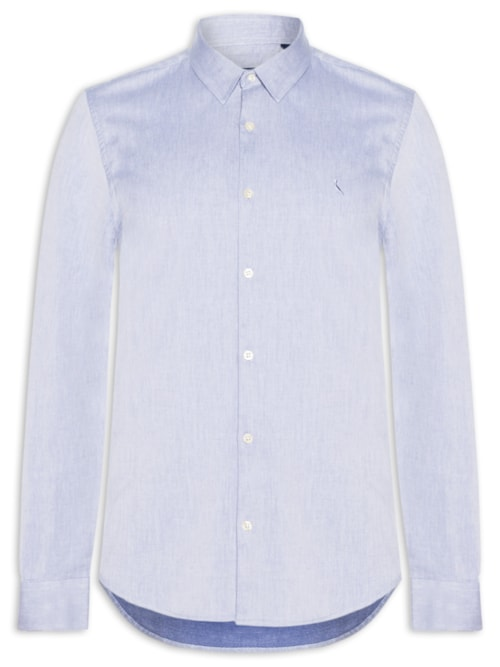 Camisa Masculina Manga Longa Kiro - Azul Camisa Masculina Manga Longa Kiro - Azul