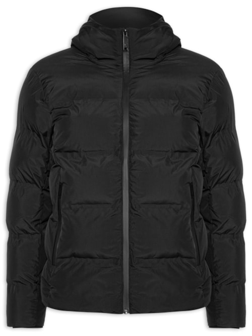Jaqueta Masculina Puffer Selada - Preto