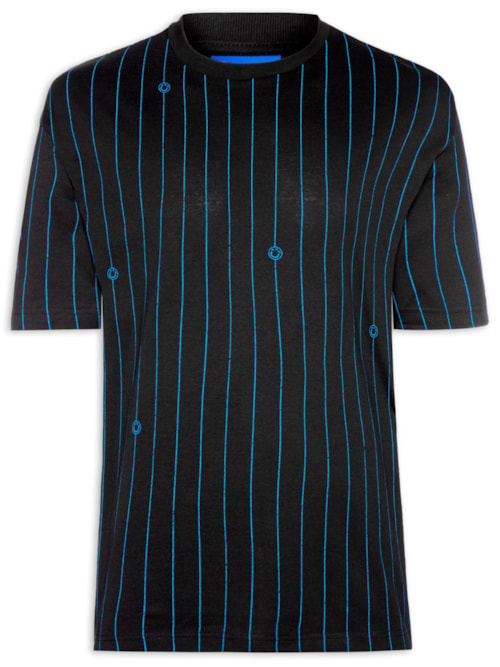 Camiseta Masculina Manga Curta Norayati - Preto