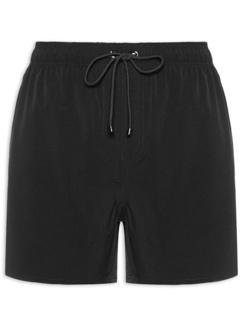 Short Masculino De Praia Ripstop - Preto