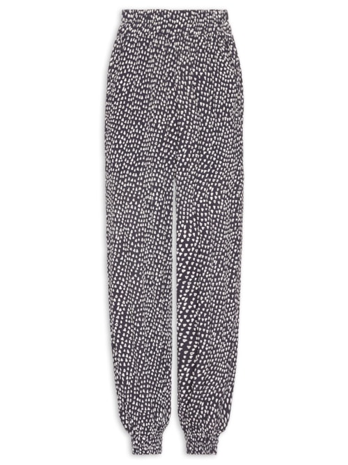 Calça Feminina Textura Palheta - Preto