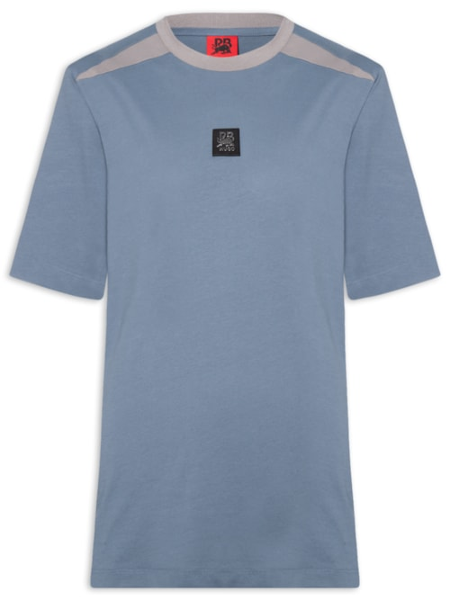 Camiseta Masculina Manga Curta Dedril - Collab Red Bull - Azul Camiseta Masculina Manga Curta Dedril - Collab Red Bull - Azul