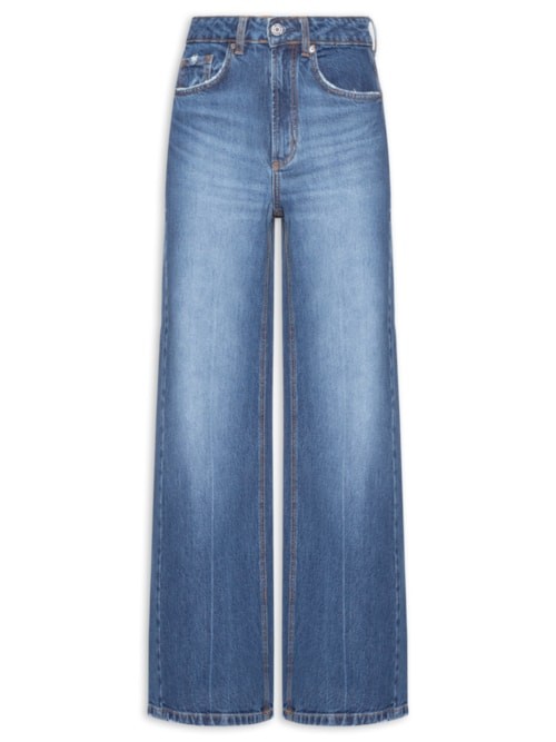 Calça Jeans Feminina Boot 90s Luque - Azul