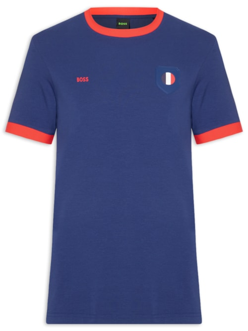 Camiseta Masculina França Copa Lux Tee - Azul