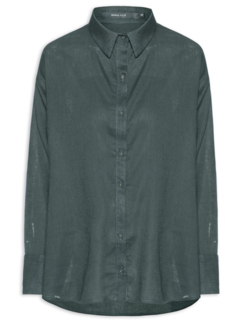 Camisa Feminina Manga Longa - Verde