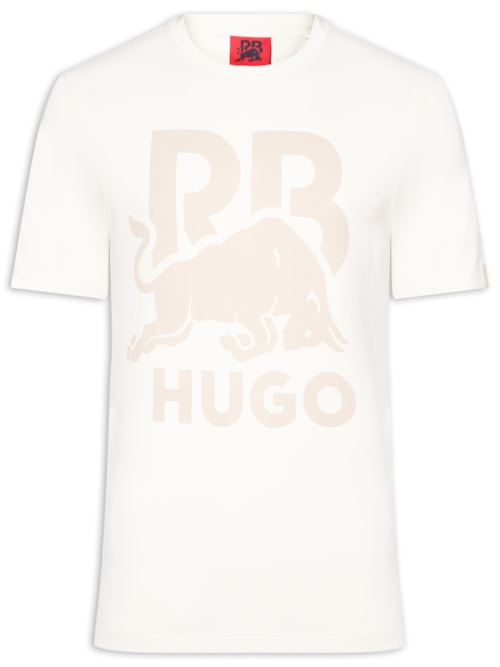 Camiseta Masculina Manga Curta Dlix - Collab Red Bull - Branco Camiseta Masculina Manga Curta Dlix - Collab Red Bull - Branco