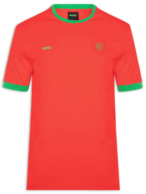 Camiseta Masculina Portugal Copa Lux Tee - Vermelho