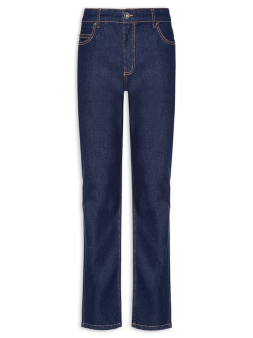 Calça Jeans Reta Masculina Regular Apolo - Azul