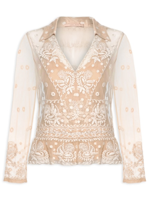 Blusa Feminina Laura - Bege Blusa Feminina Laura - Bege