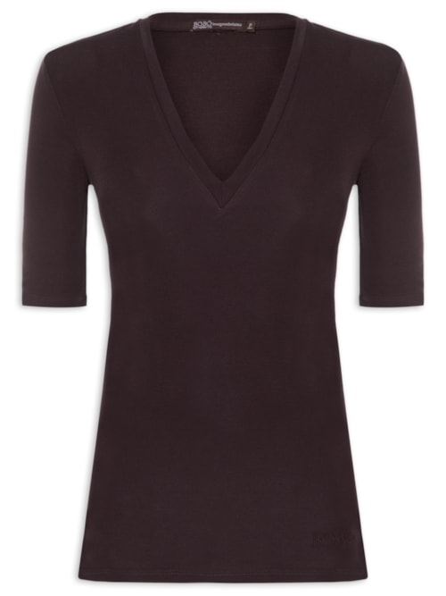 Blusa Feminina Nath BB - Marrom Blusa Feminina Nath BB - Marrom