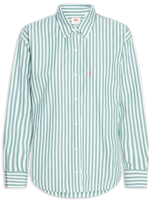 Camisa Feminina Harlie Boyfriend Shirt - Verde