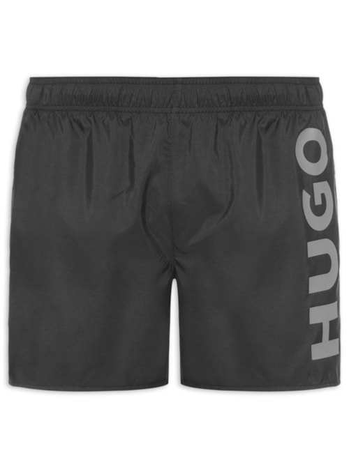 Short Masculino Beachwear Vertical Logo Abas - Preto Short Masculino Beachwear Vertical Logo Abas - Preto