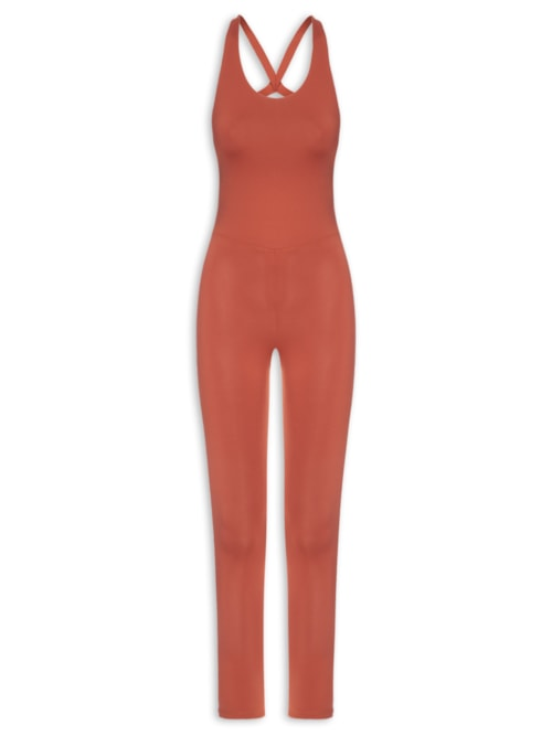 Macacão Feminino Atlética - Vermelho Macacão Feminino Atlética - Vermelho