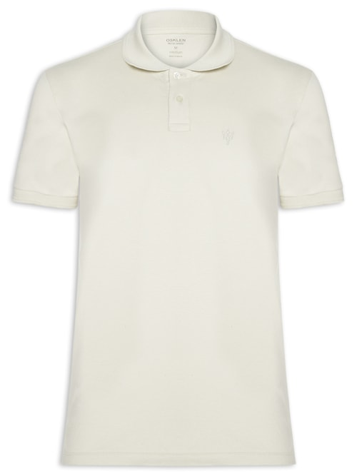 Pólo Masculina Coroa Comfort - Bege Pólo Masculina Coroa Comfort - Bege