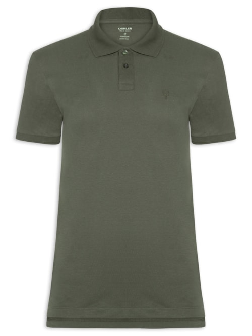 Pólo Masculina Coroa Comfort - Verde Pólo Masculina Coroa Comfort - Verde