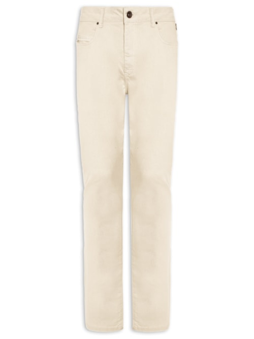 Calça Masculina Slim Color - Bege