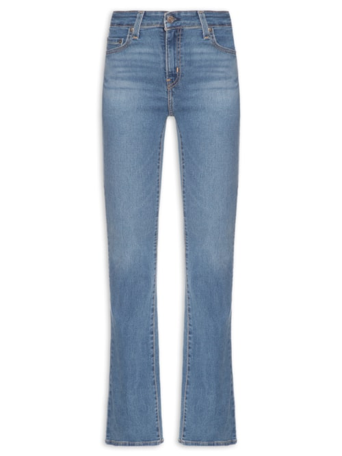 Calça Jeans Feminina 725 High Rise Bootcut - Azul