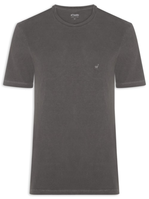 Camiseta Masculina Básica Stone - Cinza Camiseta Masculina Básica Stone - Cinza