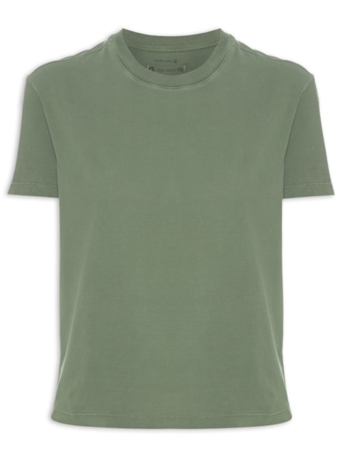 Camiseta Feminina Color - Verde Camiseta Feminina Color - Verde