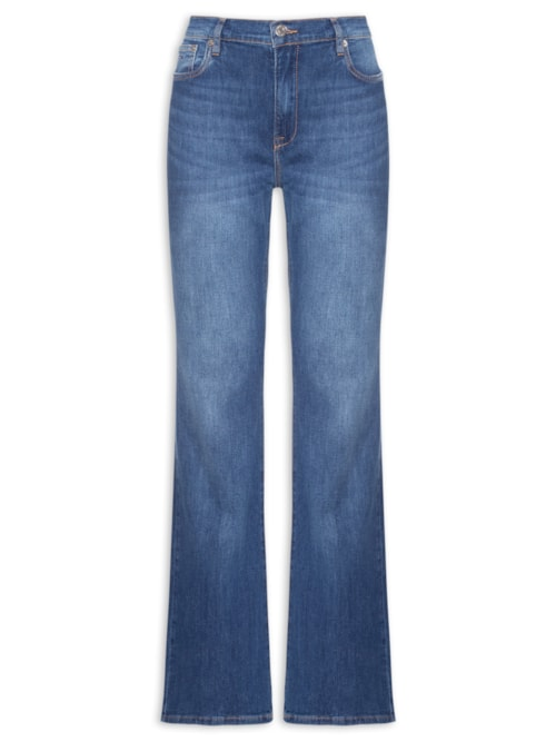 Calça Feminina Sylvia High Flare - Azul