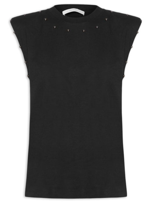 Blusa Feminina Penteada Preto