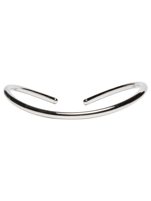 Colar Choker Tubo Metal - Prateado Colar Choker Tubo Metal - Prateado
