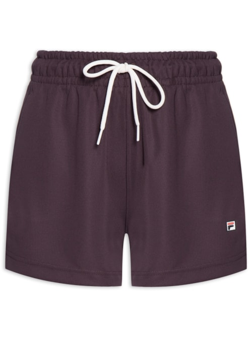 Shorts Feminino Heritage F-Box - Marrom