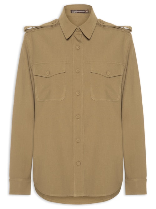 Camisa Feminina Lin - Marrom