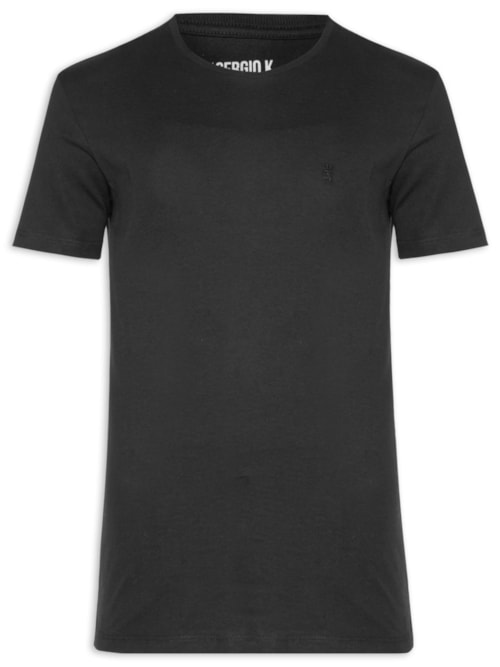 Camiseta Masculina Estampada Invest Happiness - Preto Camiseta Masculina Estampada Invest Happiness - Preto