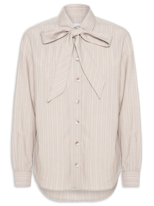 Camisa Feminina Lã Lulu - Bege