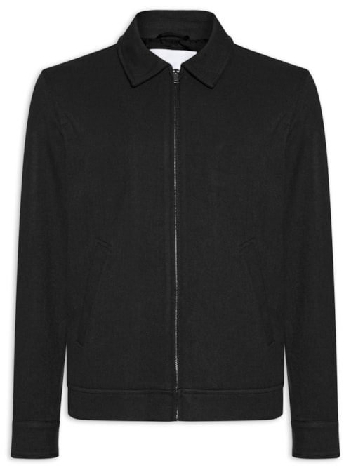 Casaco Masculino Clássico - Preto Casaco Masculino Clássico - Preto