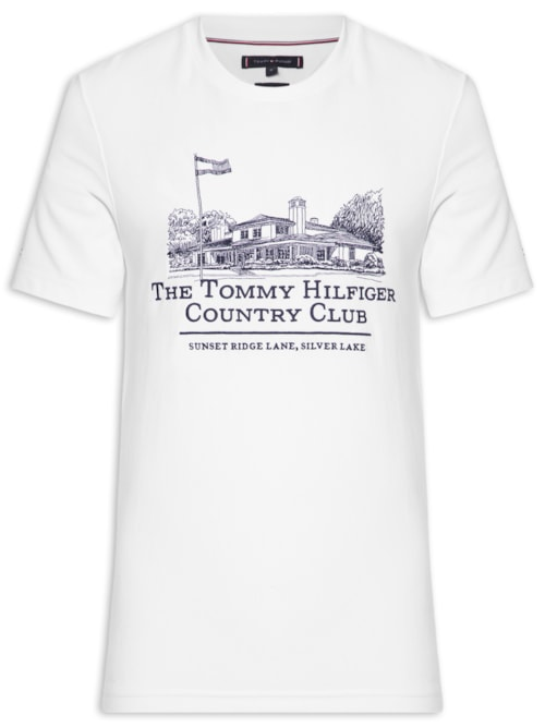 Camiseta Masculina Regular Fit Country Club Branco