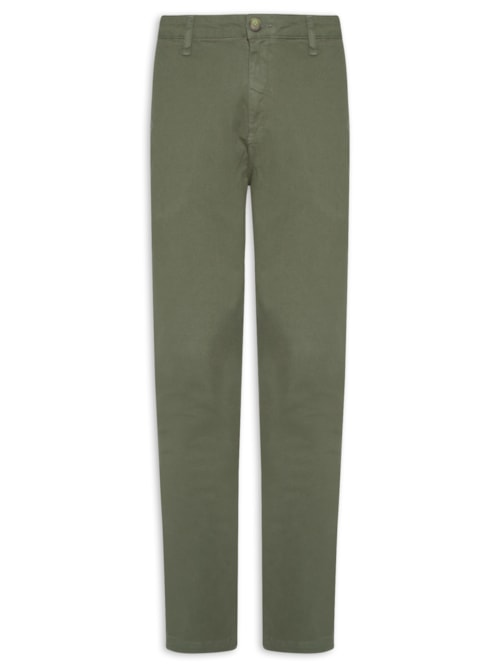 Calça Masculina Jeans Slim Chino II - Verde