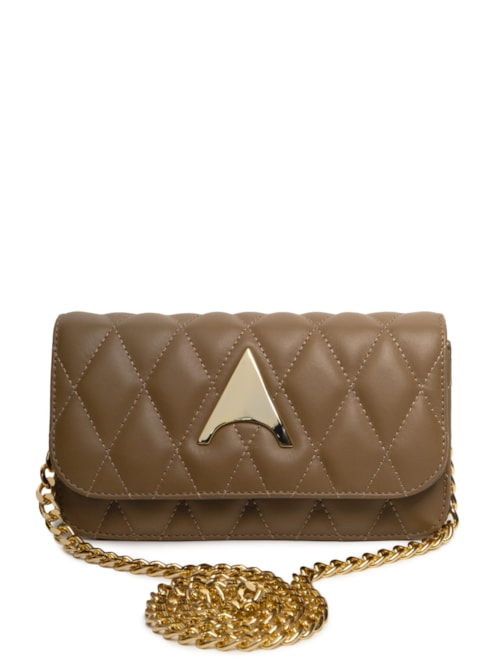 Bolsa Feminina Pequena Couro - Marrom