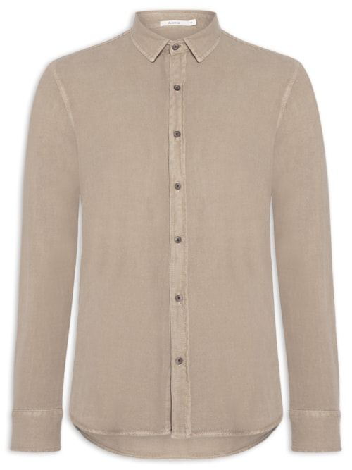 Camisa Masculina Havana II Manga Longa - Bege