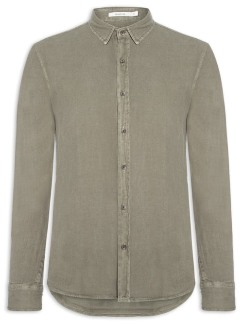 Camisa Masculina Havana II Manga Longa - Verde Camisa Masculina Havana II Manga Longa - Verde