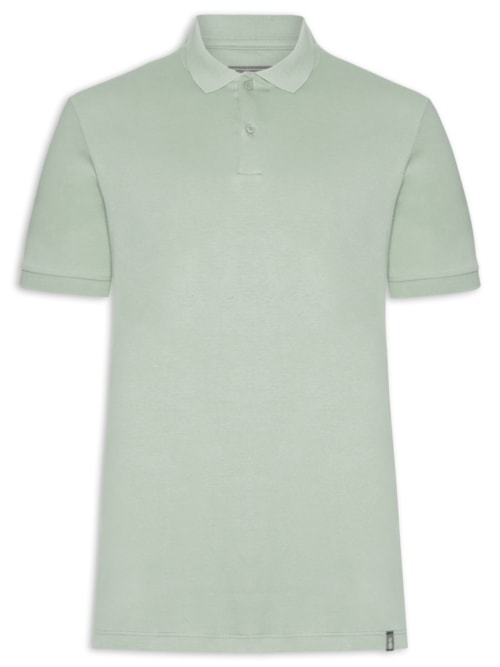 Polo Masculina Básica em Algodão Egípcio - Verde